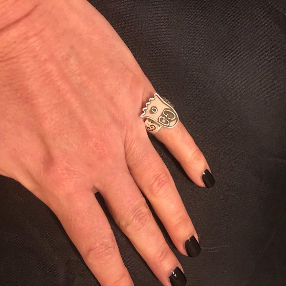 🥳💕HOST PICK💕🥳 Gucci Ghost Ring in Silver - Picture 12 of 12